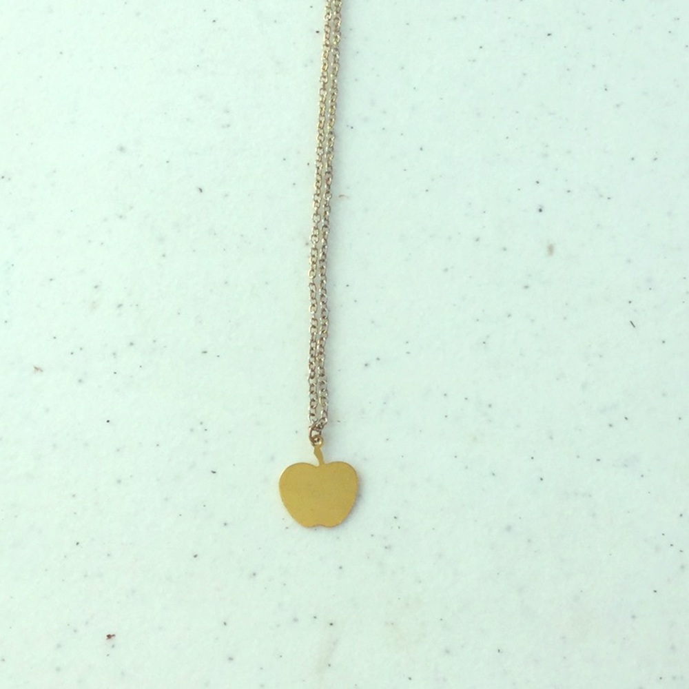Golden Apple Necklace